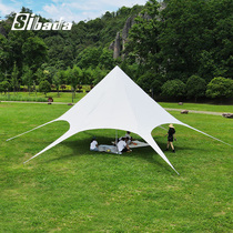 sibada outdoor canopy tent camping thickened rainproof umbrella shed portable camping base windshield sunshade sunscreen