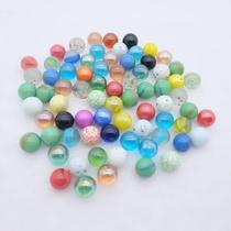 16mm colorful pachinko ball clip marbles game kids toy beads a variety of mixed checkers nostalgic glass beads