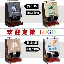Customized automatic shoe Poling machine Public Hotel logo induction shoe Polizer electric leather shoe oil Machine logo Hall