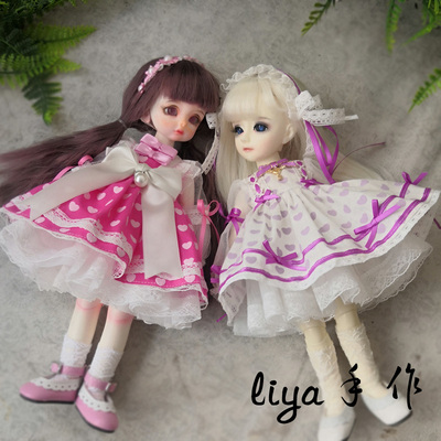 taobao agent Liya handwork 1/6 points BJD baby jacket love sweet and lovely lovely Lolta Puff skirt