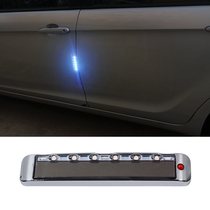 Car car static eliminator Solar colorful decorative lights Door side paste flash warning lights Door anti-collision strip