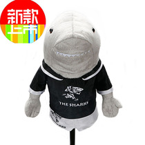 Golf pole head cover Golf wood cover number one wooden pole head cover cartoon shark shark club cap cover
