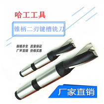 Harbin Taper shank milling cutter two-edged keyway knife 14 16 18 20 25 28 30 32 34 35--63mm