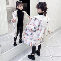 Anti-Season childrens clothing girls autumn and winter clothing 2021 New Princess cotton clothing childrens winter foreign style cotton-padded jacket