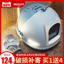 Cat litter basin fully enclosed cat toilet cute deodorant Extra large drawer type anti-splash cat litter basin Shit cat supplies