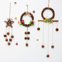 Creative wall decoration Pendant Wall Creative trinkets Kindergarten restaurant Cafe Dry branch wall pendant