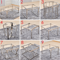 Custom stainless steel tea table foot desk tea table bracket table foot bar living room tea table iron shelf