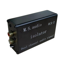 Audio isolator RCA-2 dual stereo broadcast audio current sound filter canceller new promotion