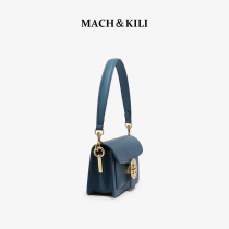 Hong Kong MACH & KILI MK leather haze blue armpit bag 2021 New crossbody tabby pet backpack