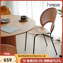 Nordic dining chair home ins Net red retro chair creative simple shell chair sun chair lounge lounge chair vintage