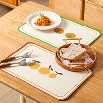 Kajima House childrens placemats for primary school students lunch mats waterproof and oil-proof insulation table mats home Western placematins ins Wind
