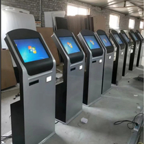 Vertical touch screen query cabinet touch all-in-one shell self-service queuing shell industrial control cabinet customization