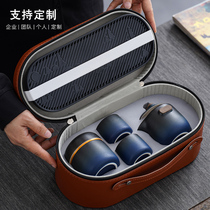 High-end enterprise gift custom logo annual meeting business gift opening shop celebrates customer employee hands gift
