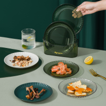 Onlycook Table Spotting Disc Household Plastic Plastic Disc Bone Disc Dish Dish Dish Desktop Spotting Disk