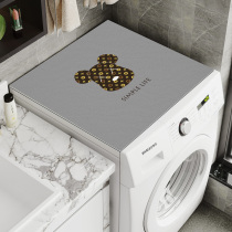 Roller-type fully automatic washing machine dust cover waterproof sunscreen microwave oven lid cloth pvc leather cushion