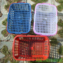 Factory special rectangular Bayberry basket Strawberry Basket small 5kg plastic portable fruit basket orchard picking basket covered