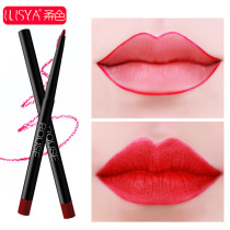 Silk satin mouth red lip liner waterproof Hook pen pure thread silk lipstick pen student party open mouth corner dry long lasting
