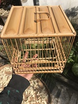  Bird cage embroidered eye Bird cage Tie-line embroidered eye cage Shoumen pointed tenon small inlaid top plate cage