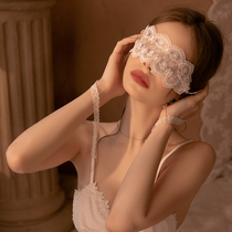 Sex lingerie French accessories sexy half-cover face hazy perspective lace ribbon fairy eye mask embroidery taste