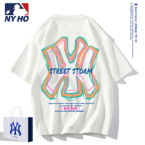 NYHO Tide Short Sleeve T-Shirt Men and Women Same Summer New Couple Trend Neutral Clothes D