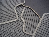 Car mats for all models special linen car mats breathable fabric General car mats Striped car mats