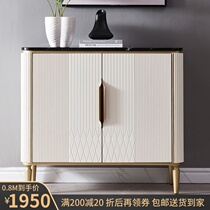 American light luxury style shoe cabinet entry door Hall home large capacity storage hall cabinet simple partition side cabinet