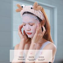 Mask hair strap female tie hair net red wash hair belt simple hair sleeve Korean hair bundle headband headband headband