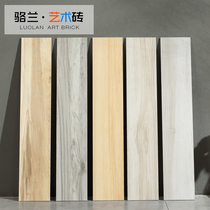 Nordic porcelain wood grain brick 150X800 imitation solid wood living room balcony Antique brick Wall brick floor tile Norwegian forest