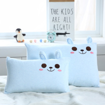 Childrens pillow pure cotton childrens cute over 6 years old 4 years old cartoon rabbit detachable and washable kindergarten special youth