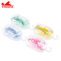 Yingfa non-slip waterproof swimming earplugs for men and women adults and children environmentally friendly silicone spiral cord earplugs