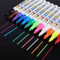 Guangna 1085 dust-free water-soluble liquid chalk 12-color painting childrens graffiti painting blackboard erasable light panel pen
