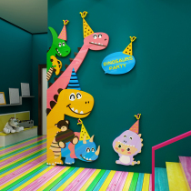 Studio Layout Art Classroom Decoration Huanchuang Material Training Institution Kindergarten Wall Sticking Wallpaper Class Culture
