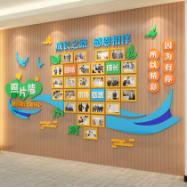 Office Wall Decoration Division Enterprise Employees Wind Mining Team Cultural Board Display Honors List Photo Background Stickers