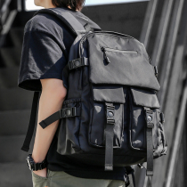 Day School Junior High School College Students School Bag Boys Casual Double Shoulder Bag Trend Travel Bag Campus Backpack Mens Bag