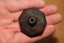 Antique Collection Qing Dynasty Zisha Big Smoking Pipe 21355