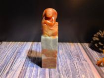 Lao stone southern stone seal Ancient beast Unicorn Pixiu Arhat seal and other hand-carved seal engraving lettering