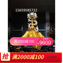 Xiaoye Jinsi Nan wood carving Chinese Dragon ornaments animal dragon pillar handmade crafts Panlong root carving gift collection