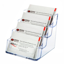 Fashion business card box plastic transparent personality business card holder creative business card holder high-end please give business card box desktop