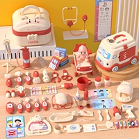 Детская семейная игрушка, комплект для мальчиков и девочек, униформа медсестры, детский стетоскоп, подарок на день рождения