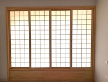 Japanese-style tatami sliding door paper window paper lattice door barrier paper partition door can not be broken paper chapter ultra-wide sliding door paper