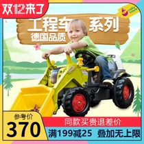 Germany rolly toys imported childrens pedaling can ride a foot shovel can ride a toy engineering car sliding