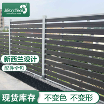 Outdoor garden fence fence Outdoor anti-corrosion wood fence Fence Garden decoration mothproof waterproof windproof plastic planks