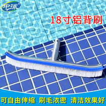 Swimming pool 18 inch pool brush pool cleaning equipment tools Moss brush head hot spring landscape pond fish pond cleaning brush