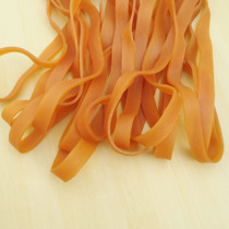  Rubber band Rubber ring Cowhide rib holster Latex ring A variety of sizes Yellow width 1CM cm