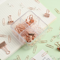 Multi-purpose classification large and small number long tail ticket holder combination paper clip pin small clip office learning stationery ticket holder