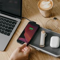 Orbitkey Nest portable electronic goods storage box Qi wireless charging convenient carrying accessories storage device
