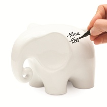 British Luckies creative can wipe the memo elephant memo stand message board ceramic ornaments personalized gifts