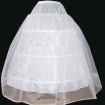 Bride wedding dress skirt support three bones and one yarn petticoat wedding accessories lace-up skirt support