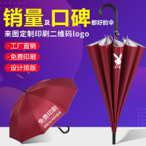 Advertising umbrella umbrella custom logo printing folding umbrella custom pattern photo customized gift umbrella enlarged long handle