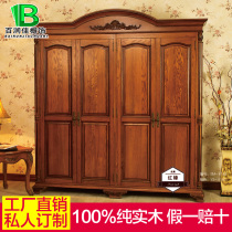 Solid wood cabinet door custom-made kitchen European-style cabinet door custom-made door wardrobe door log cabinet door custom-made